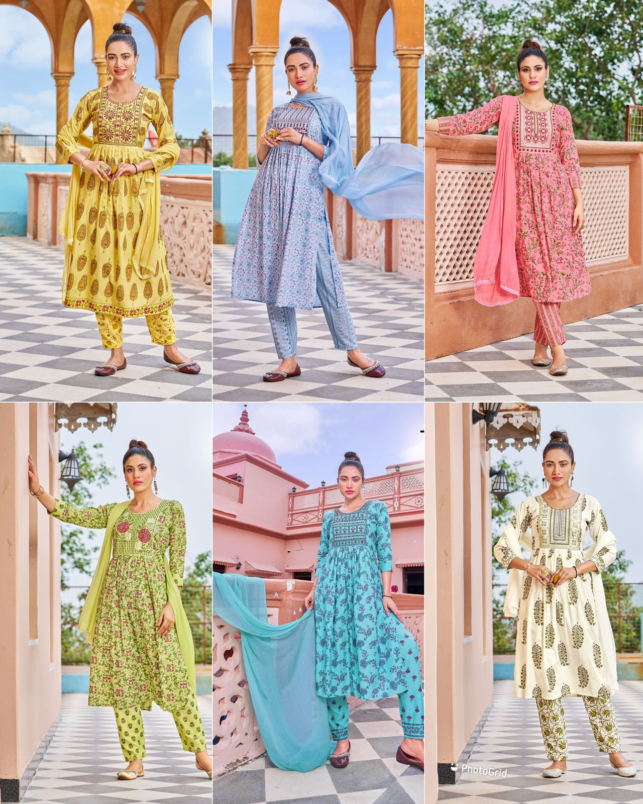 Kiara By Blue Hills Embroidery Printed Rayon Kurti With Bottom Dupatta Wholesale Market In Surat